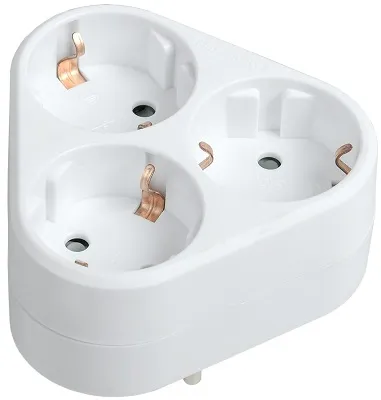 Разветвитель 3 гн. с/з Т-01/03 IEK