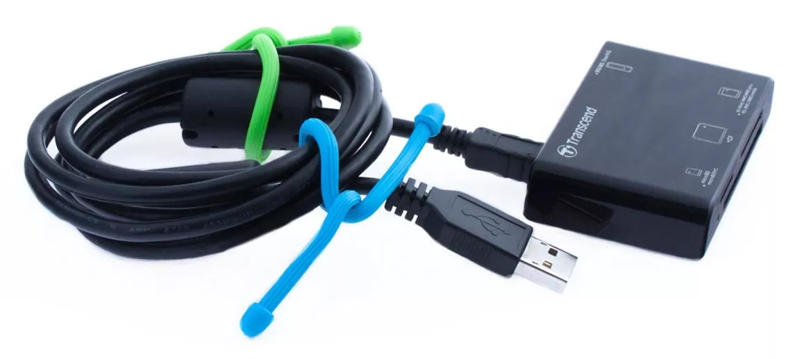 Стяжка для кабеля 15,2 см черн/зел fix-o-moll (цветной 2 шт)