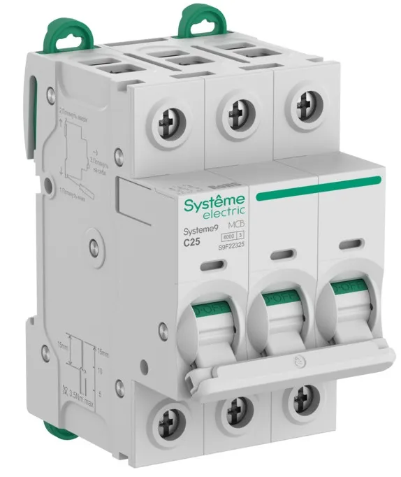 Автоматический выключатель Systeme9 C25/3 6kA SE