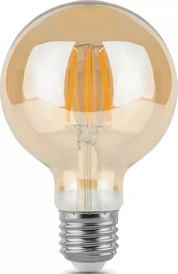 Лампа GAUSS LED Filament G95 E27 6W Golden 2400K 550Lm