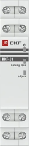 Реле контроля фаз RKF-31 380В EKF, 