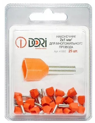 Наконечник НШВИ2 1,0-8  (25шт.) (DORI)