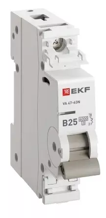 Автоматический выключатель ВА 47-63N B25/1 6кА Proxima EKF (без НДС)
