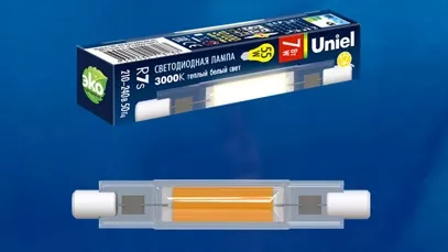 Лампа светодиодная LED-J78-7W/3000K/R7s/CL GLZ07TR