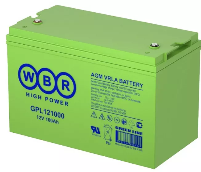 Аккумуляторная батарея GPL 12-100 (12В 100Ач)