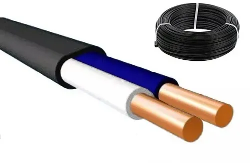 Кабель ВВГ-пнг(A)-LS 2*1,5 (ГОСТ) (бухтами по 50м) (плоский) -0,66