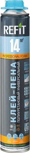 Клей-пена  всесезонная (проф., 780гр.) REFIT