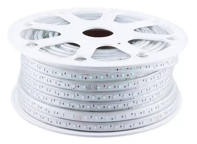 Лента светодиодная 60SMD(5050)/м 11Вт/м 220V IP65 50м, RGB, FERON LS706