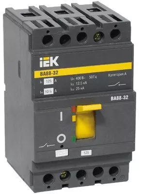 Автоматический выключатель ВА88-33 125А/3 35кА IEK