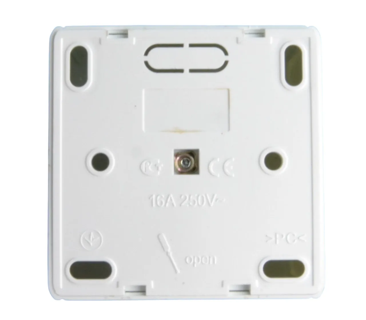 Розетка ОУ 1-я с/з белая SD-S005W AWSPRODUCTS