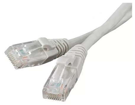 Патч-корд 1м UTP Cat.5e RJ45 серый (RIPO)