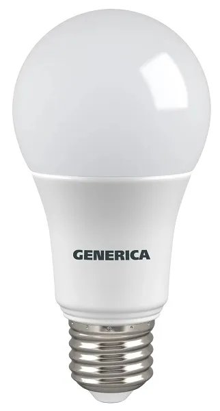 Лампа LED A60 E27 4000К 10Вт 1000Lm GENERICA