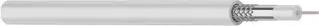 Кабель REXANT RG-6U, (64%) CCA, 75 Ом, 100м., белый