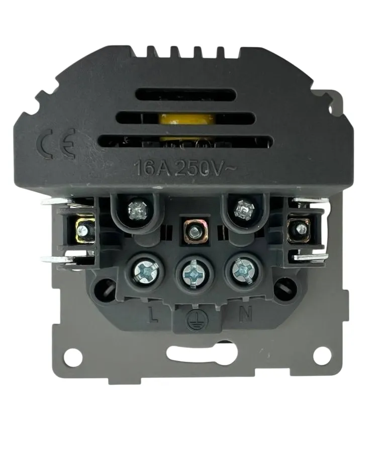 Розетка 1-я с/з с USB и TYPE C чёрная U2B-011 SoftTouch AWSPRODUCTS