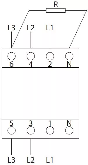УЗО EFI6-P2 254/0.03 30мА, тип АС, 6кА ETI