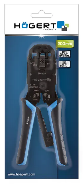 Пресс-клещи для RJ разъемов HT1P170 HOEGERT