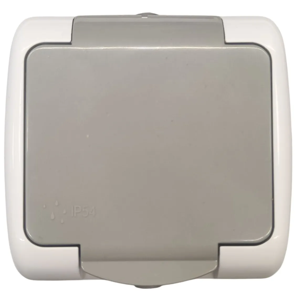 Розетка ОУ 1-я с/з IP54 SD-V1003WG AWSPRODUCTS