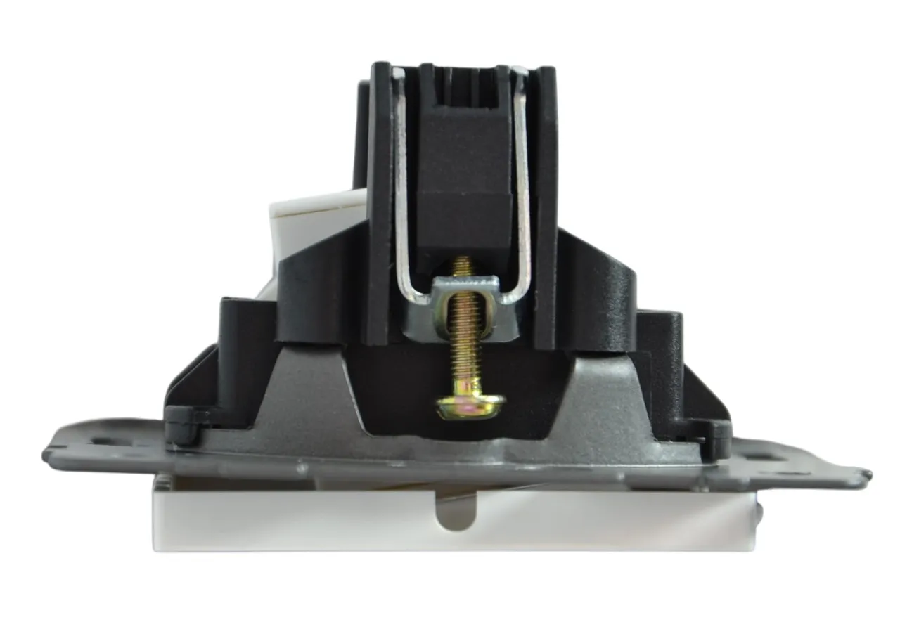 Розетка RJ45 (cat 5e) 1-я белая A-031W AWSPRODUCTS