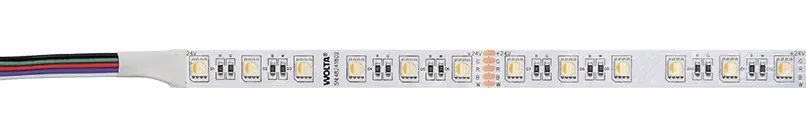 Лента LED SMD5050 14,4Вт RGB-W 4000K 24В IP20 910лм/м (уп.5м) WOLTA