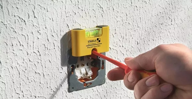 Уровень пузырьковый 70мм STABILA typ POCKET ELECTRIC