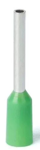 Наконечник-гильза Е16-18 16мм2 с изолированным фланцем зеленый (уп./100 шт)