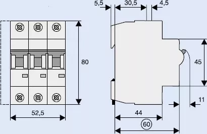 Автомат FAZ-D6/3