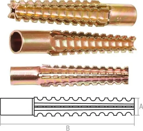 Дюбель для газобетона 6*32 металл. (5 шт.) (Стройбат)