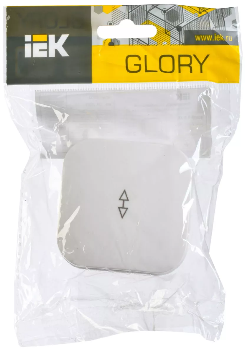Выключатель GLORY ВСп10-1-0-ХБ 1кл проходной 10А 250В, IEK