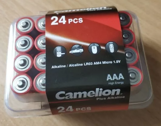 Батарейка LR03 PLUS ALKALINE CAMELION BOX-24