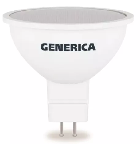 Лампа LED MR16 GU5.3 3000К 10Вт 1000Lm GENERICA