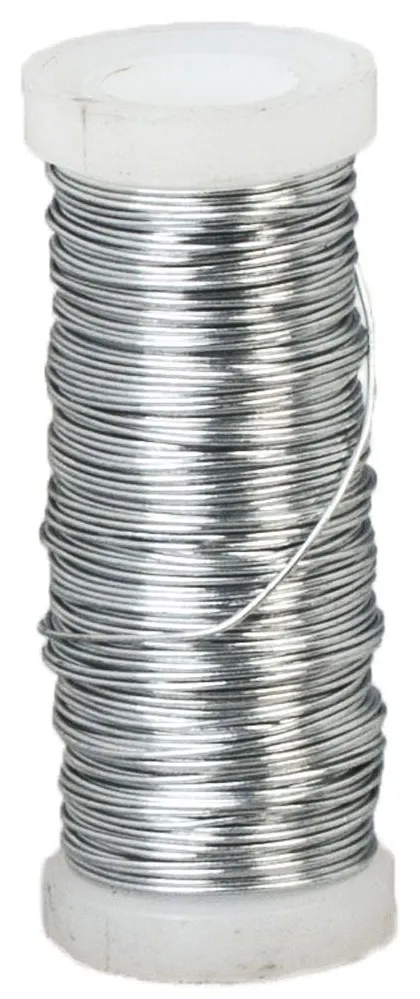 Проволока 0,5 мм стальная оцинкованная (20 м) (Стройбат), уп