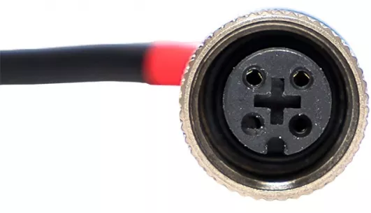 Кабель-разъем М12 4-PIN прямой PLG-12-4-2