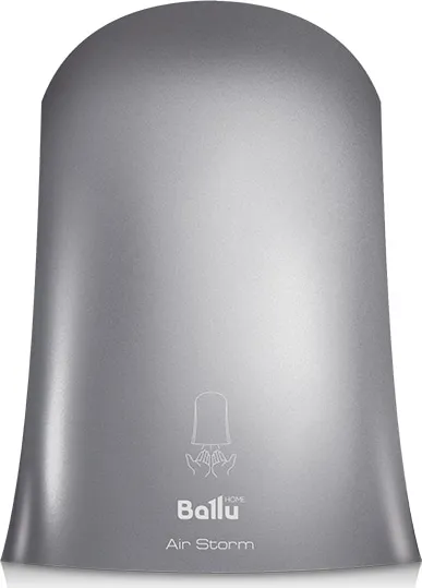 Сушилка для рук электрическая Ballu BAHD-1000AS Silver (1кВт; 33м/с)