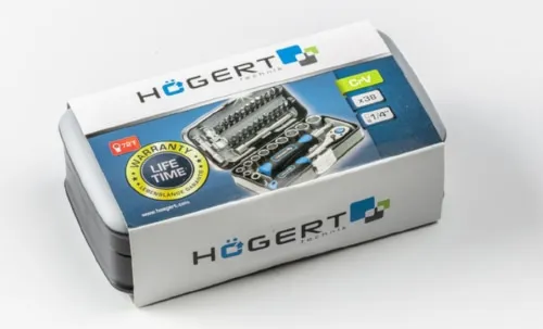 Набор инструментов, 38 шт., 1/4" HOEGERT, ком