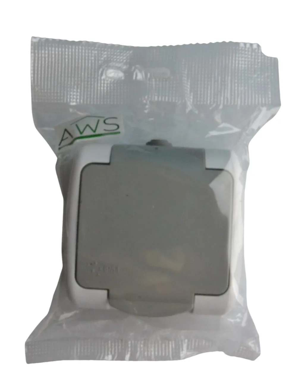 Розетка ОУ 1-я с/з IP54 SD-V1003WG AWSPRODUCTS