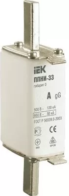 Вставка ППНИ-33 габарит 0 100А ИЭК