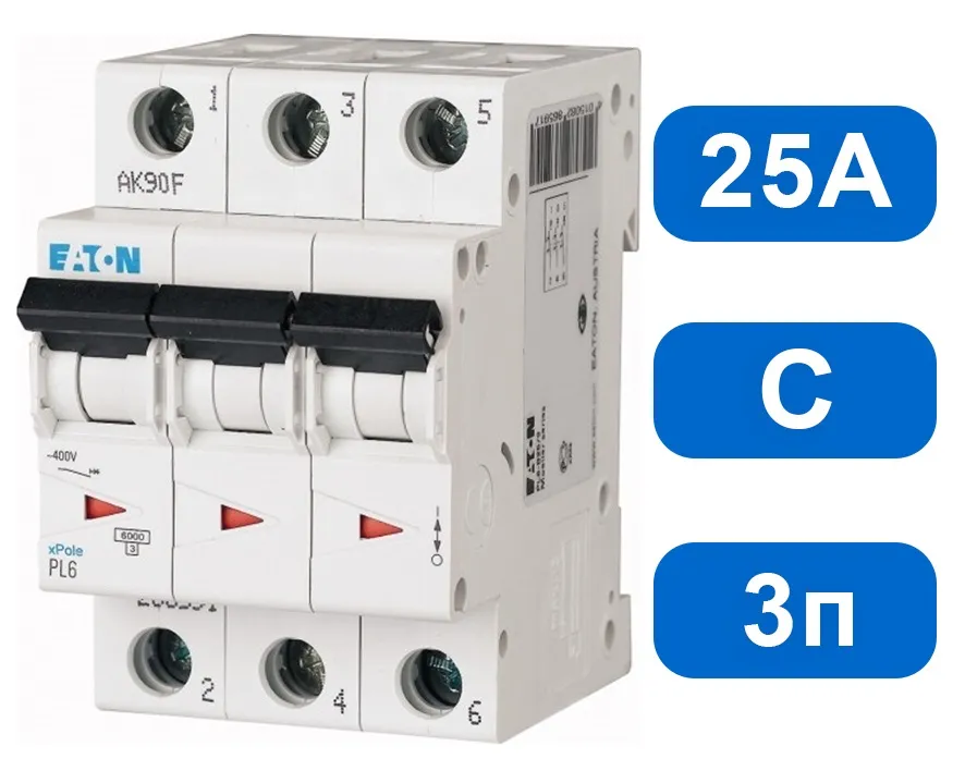 Автомат PL6-C25/3