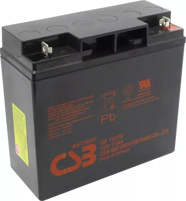 Аккумуляторная батарея CSB GP 12170 (12В 17Ач) (181*77*167)