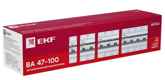 Автомат ВА 47-100 1P  100A (C) 10кА 230В Basic