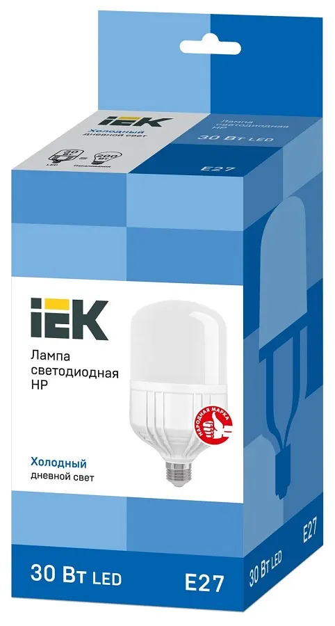 Лампа LED HP E27 6500К 30Вт 2700Lm IEK
