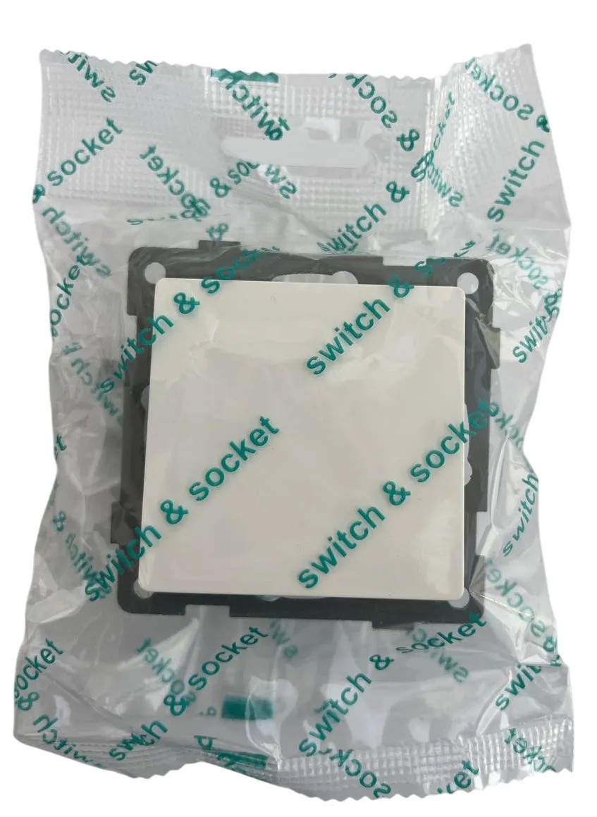 Выключатель 1-кл. белый U1A-001-1 SoftTouch AWSPRODUCTS