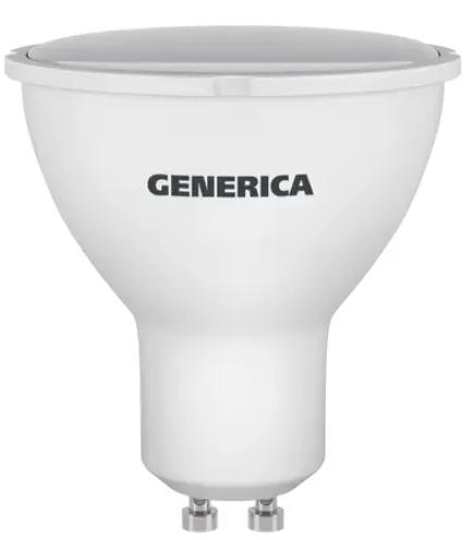 Лампа LED PAR16 GU10 4000К 10Вт 1000Lm GENERICA