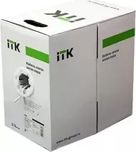ITK Кабель компьютерный U/UTP, кат.5E, 4х2х24AWG solid, PVC, 305м