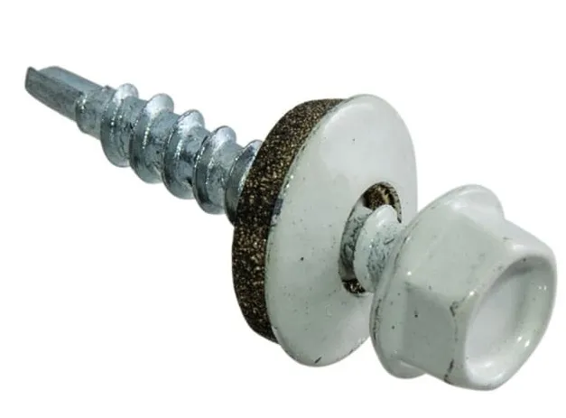 Саморез кровельный 4,8*28 оцинк. со сверлом (14 шт.) (Стройбат), уп