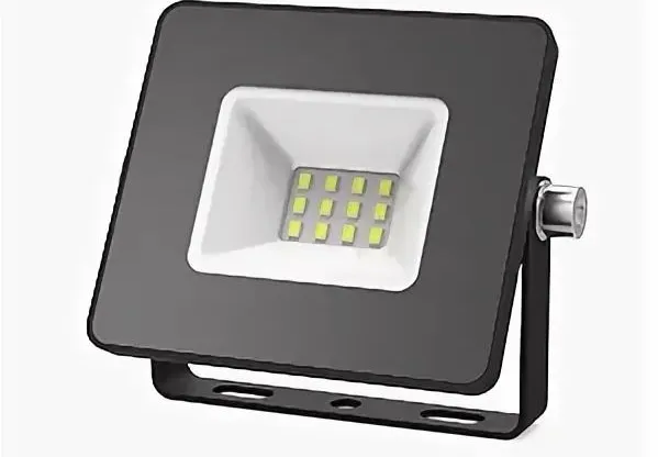 Прожектор LED 6500K  10W 900Lm IP65 черный Gauss