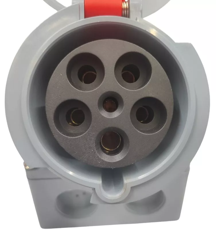 Розетка стационарная 63A 5п (3P+PE+N) SLN-1352 IP67, 380В, AWSPRODUCTS