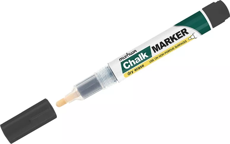 Маркер меловой MunHwa «Chalk Marker» 3 мм, черный, спиртовая основа