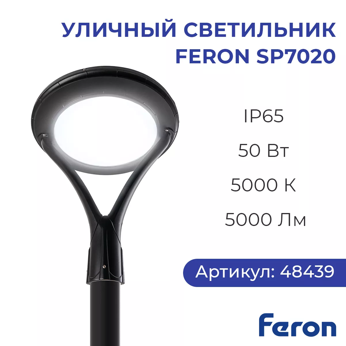 Уличный светильник FERON SP7020