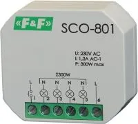 Регулятор яркости ламп накаливания SCO-801 F&F (350Вт)