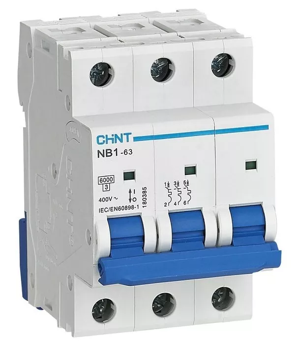 Автоматический выключатель NB1-63 D32/3 6кА CHINT